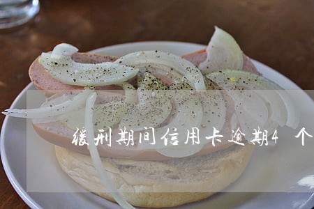 缓刑期间信用卡逾期4个月了 缓刑期间信用卡逾期4个月了