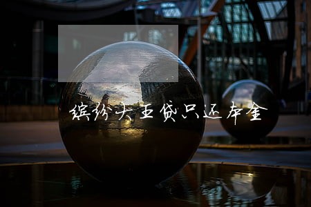 缤纷大王贷只还本金 缤纷大王贷只还本金