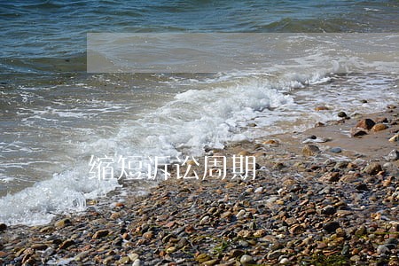 缩短诉讼周期 缩短诉讼周期