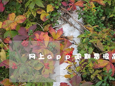 网上app逾期费很高 网上app逾期费很高