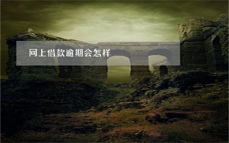 网上借款逾期会怎样 网上借款逾期会怎样