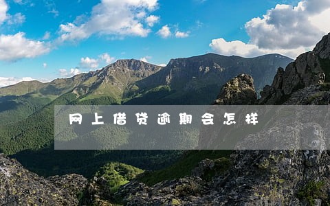 网上借贷逾期会怎样 网上借贷逾期会怎样