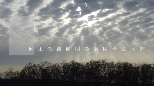 网上借钱逾期办信用卡会问吗 网上借钱逾期办信用卡会问吗