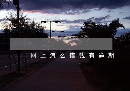 网上怎么借钱有逾期 网上怎么借钱有逾期