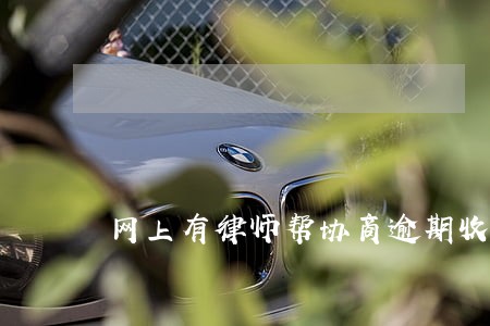网上有律师帮协商逾期收费能信吗