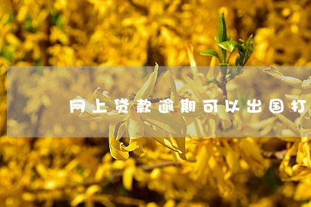 网上贷款逾期可以出国打工吗 网上贷款逾期可以出国打工吗
