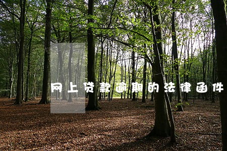 网上贷款逾期的法律函件 网上贷款逾期的法律函件