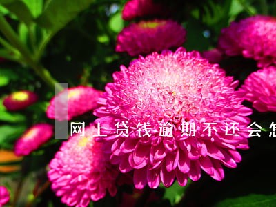 网上贷钱逾期不还会怎样 网上贷钱逾期不还会怎样