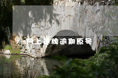 网上选牌逾期原号 网上选牌逾期原号