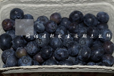 网信理财发生逾期怎么解决 网信理财发生逾期怎么解决