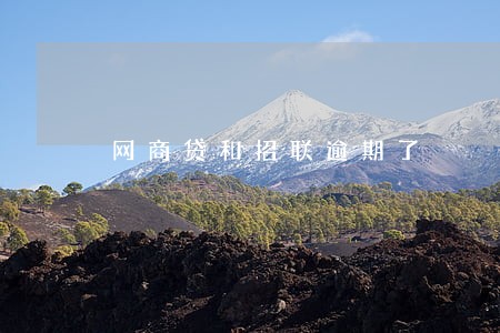 网商贷和招联逾期了 网商贷和招联逾期了