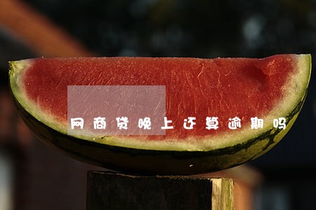 网商贷晚上还算逾期吗