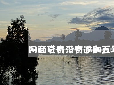 网商贷有没有逾期五年以上没还的
