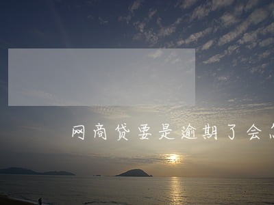 网商贷要是逾期了会怎么样 网商贷要是逾期了会怎么样