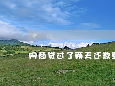 网商贷过了两天还款算逾期 网商贷过了两天还款算逾期