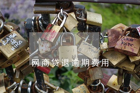 网商贷退逾期费用 网商贷退逾期费用