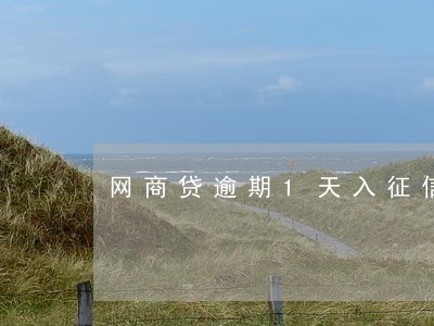 网商贷逾期1天入征信 网商贷逾期1天入征信