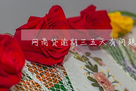 网商贷逾期三五天有问题吗 网商贷逾期三五天有问题吗