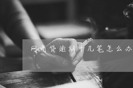 网商贷逾期十几笔怎么办 网商贷逾期十几笔怎么办