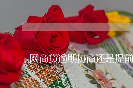 网商贷逾期协商还是提前协商 网商贷逾期协商还是提前协商