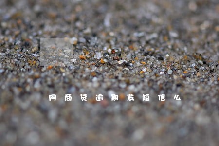 网商贷逾期发短信么 网商贷逾期发短信么