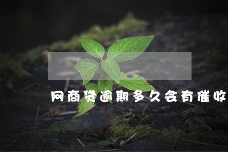 网商贷逾期多久会有催收