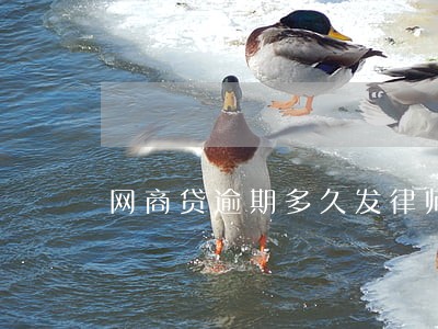 网商贷逾期多久发律师函 网商贷逾期多久发律师函