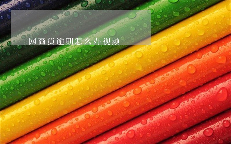 网商贷逾期怎么办视频 网商贷逾期怎么办视频