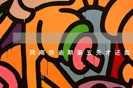 网商贷逾期第五天才还款 网商贷逾期第五天才还款
