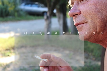 网商贷逾期费用是否合法