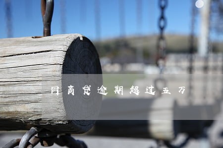 网商贷逾期超过五万 网商贷逾期超过五万