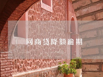 网商贷降额逾期 网商贷降额逾期