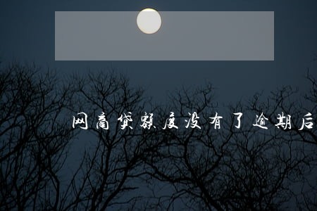 网商贷额度没有了逾期后果 网商贷额度没有了逾期后果