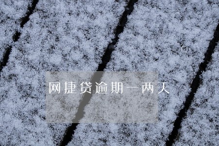网捷贷逾期一两天 网捷贷逾期一两天