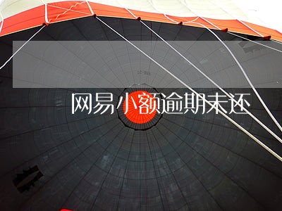 网易小额逾期未还 网易小额逾期未还