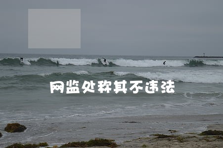 网监处称其不违法 网监处称其不违法