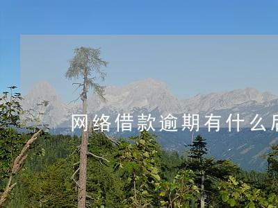 网络借款逾期有什么后果严重 网络借款逾期有什么后果严重