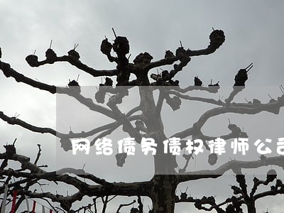 网络债务债权律师公司 网络债务债权律师公司