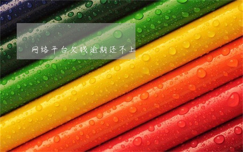 网络平台欠钱逾期还不上 网络平台欠钱逾期还不上