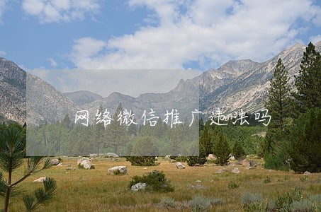 网络微信推广违法吗 网络微信推广违法吗