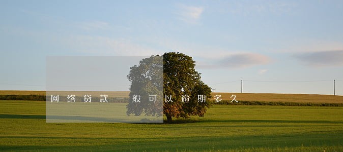 网络贷款一般可以逾期多久 网络贷款一般可以逾期多久