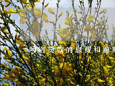 网络贷款的息费和逾期费 网络贷款的息费和逾期费