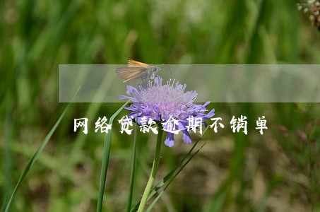 网络贷款逾期不销单 网络贷款逾期不销单