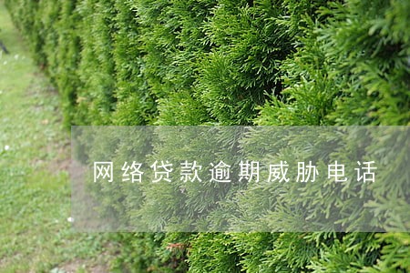 网络贷款逾期威胁电话 网络贷款逾期威胁电话