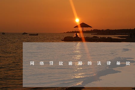 网络贷款逾期的法律条款 网络贷款逾期的法律条款