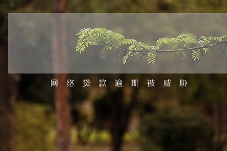 网络贷款逾期被威胁 网络贷款逾期被威胁