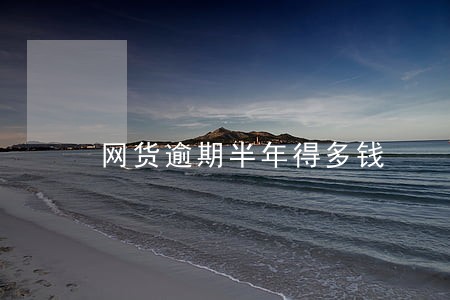 网货逾期半年得多钱 网货逾期半年得多钱