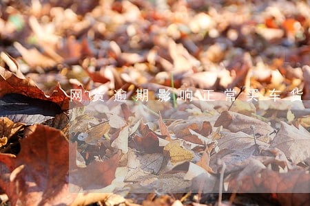 网货逾期影响正常买车货款吗 网货逾期影响正常买车货款吗