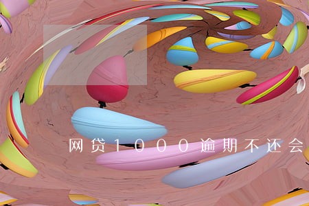 网贷1000逾期不还会怎么样 网贷1000逾期不还会怎么样