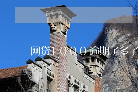 网贷1000逾期了多了1倍 网贷1000逾期了多了1倍